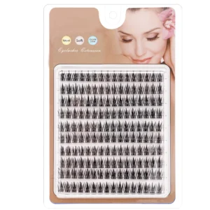 3D Fluffy Single Cluster False Lashes Volume Fans Individual Eyelash Segmented Natural Fake Lashes For Eyelash Extension Cilios